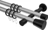 Interdeco Gardinenstange / Vorhangstange Silbergrau / Produktbild-Vorschau 1