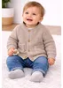 BONDI Baby Jungen Trachten Strickjacke 93985 | Cappuccino Produktbild-Vorschau 2