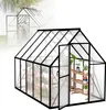 LZQ Gewächshaus Aluminium für den Garten, Mit 6 cm dickeres Produktbild-Vorschau 1