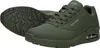 A pair of green Skechers sneakers shown from a diagonal angle on a white background. Náhled obrázku produktu