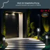 MeLiTec Luce solare da giardino SO31-1 tonda con rilevatore Anteprima dell’immagine prodotto 5