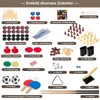 A collage of various game accessories and components, likely for a multi-game table. Podgląd zdjęcia produktu