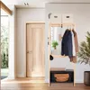 ONVAYA® Garderobenständer mit Spiegel ǀ Beige ǀ Bambus Produktbild-Vorschau 8