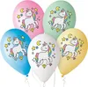 Balon gumowy jednorożec magiczna noc 5 szt 30cm Gemar Podgląd zdjęcia produktu 2