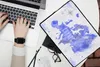 MuchoWow® Laptop Hülle 13 Zoll Karte - Lila - Europa Produktbild-Vorschau 2