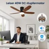 Wentylator sufitowy Ø106 cm z oświetleniem LED, sterowaniem Podgląd zdjęcia produktu 9