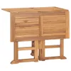 5-tlg. Garten-Essgruppe Klappbar Massivholz Teak Produktbild-Vorschau 5