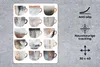MuchoWow® Mauspad Mousepad Kaffeetassen - Abstrakt - Muster Produktbild-Vorschau 2