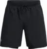 Under Armour Ua Launch 7'' 2-In-1 Shorts-Schwarz Produktbild-Vorschau 5
