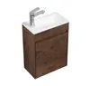 Badplaats Gäste-WC Waschtisch Set Sinta 40 x 22 cm Walnuss Produktbild-Vorschau 5