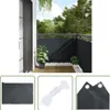 The Living Store Garten-Sichtschutz Anthrazit 600x90 cm PVC Produktbild-Vorschau 1