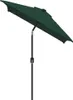 A green rectangular umbrella with a black pole, shown against a white background. Náhľad obrázku produktu
