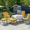 Herlag Niedriglehnerauflage Tilly 100x50x6cm Blockstreifen Produktbild-Vorschau 7