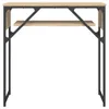 vidaXL Konsola z półką dąb sonoma 75x30x75cm materiał Podgląd zdjęcia produktu 4