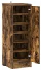 vidaXL Schuhregal Räuchereiche 32x35x92 cm Holzwerkstoff Produktbild-Vorschau 5