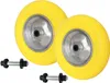 2x Schubkarrenrad pannensicher 4.80/4.00-8 mit Achse Produktbild-Vorschau 1
