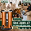 TRESKO® Glühweinkocher Kupfer 30L / 2500W Einkochautomat Produktbild-Vorschau 4