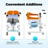Hydraulischer Patientenlift Rollstuhl, verstellbare Höhe, Produktbild-Vorschau 5