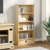 vidaXL Armadio CD  52x17,5x103 cm in legno di pino Anteprima dell’immagine prodotto 3