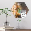DEQORI Magnettafel Glas 40x35 cm 6-eckig 'Meditierender Produktbild-Vorschau 4