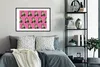 MuchoWow® MuchoWow® Gerahmtes Poster Tier - Muster - Rosa Produktbild-Vorschau 2