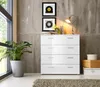 BMG Möbel Kommode Sideboard Anrichte MARBELLA in Hochglanz Produktbild-Vorschau 4