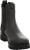 A black leather boot on a white background. Produktbild-Vorschau