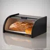 FALKENBERGER Brotkasten aus Holz Schwarz ca. 39x29x18cm Produktbild-Vorschau 7
