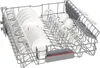The image shows the inside of a dishwasher rack filled with clean dishes and glasses. Voir les images du produit