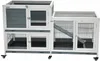 Indoor Kleintierstall Leo 146 x 89 cm grau Produktbild-Vorschau 4