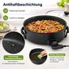 SHOV Elektrische Pizzapfanne Ø36 cm – 1500 W, Glasdeckel & Produktbild-Vorschau 6