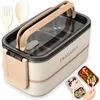 FRADABOX® Bento Lunchbox „Taylor“, 2 Etagen mit Fächern, Produktbild-Vorschau 1