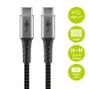 Goobay 49301 USB kabel USB 2.0 0,5 m USB C černý, šedý Náhled obrázku produktu 2