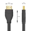 HDMI Kabel 4K UHD 2.0 High Speed 0,5m 80Hz, HDR, ARC, CEC, Produktbild-Vorschau 3