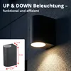 Grafner® Aluminium Wandlampe 37WB-2 Leuchte Lichtschein Produktbild-Vorschau 5