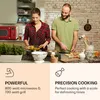 Klarstein Mikrowelle mit Grill, 800 Watt Mikrowelle Klein, Produktbild-Vorschau 9