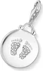 Thomas Sabo Anhänger Charm-Club Coin Baby Fußabdruck 925 Produktbild-Vorschau 3