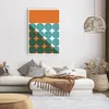 Poster - Poster ohne Rahmen - Koliken Türkis Orange - Produktbild-Vorschau 6