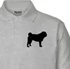 Huuraa Damen Polo Shirt Mops Silhouette XL Sport Grey Bio Produktbild-Vorschau 2