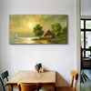 Coloray Canvas 100x50  Wandbild Leinwand Bilder Mond Meer Produktbild-Vorschau 3