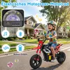 FCH Elektrisches Kindermotorrad, 24 V, 7 Ah, mit Ledersitz, Produktbild-Vorschau 7