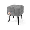Sitzhocker Schminktisch Cord Hocker Fußhocker Schminkhocker Produktbild-Vorschau 1