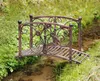 Pont décoratif ruisseau métal aspect rouille - Pont de Voir les images du produit 2