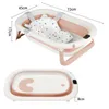 Baby Badewanne Set Faltbar mit Thermometer und Kissen für Produktbild-Vorschau 8