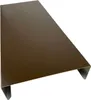 A brown metal roof flashing or trim piece is shown against a white background. Produktbild-Vorschau