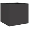 vidaXL Pflanzkübel Schwarz 32x30x29 cm Stahl Produktbild-Vorschau 1