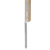 A close-up shot of a wooden post with a metal bracket and ground spike attached. Anteprima dell’immagine prodotto