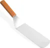 A spatula with a wooden handle against a white background. Anteprima dell’immagine prodotto