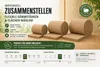 100% lana di pecora isolamento in feltro 6 m x 0,6 m x 10 Anteprima dell’immagine prodotto 2