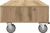 vidaXL Beistelltisch mit Rädern Artisan-Eiche 90 x 50 x 30 Produktbild-Vorschau 6